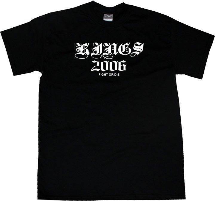 Kings Of NY KINGS 2006 Ancient Goth Graphic Tee Short Sleeve T-Shirt Black