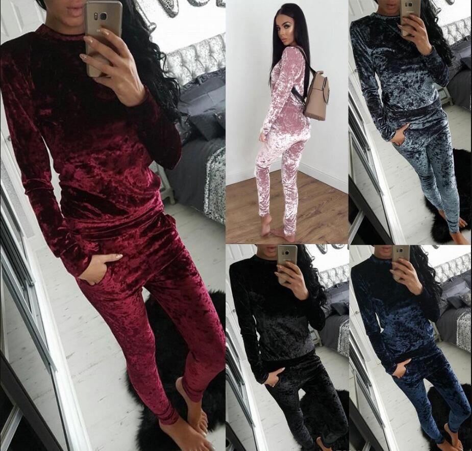 velour sport suit