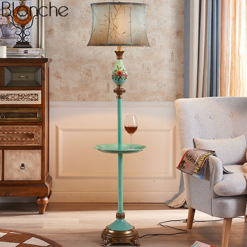 2020 European Vintage Floor Lamp Vertical Standing Lights For Living Room Bedroom Bedside Study Lamp Stand Light Fixtures Home Decor From Guojianglamp 350 29 Dhgate Com