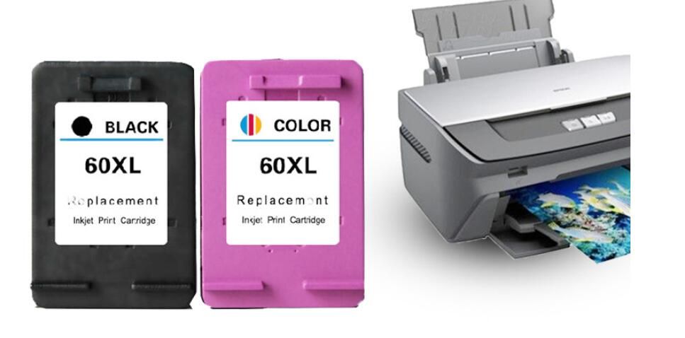 Compra / Set Polvo De Tóner PARA HP 60BXL CC640W 60CXL CC641W Para HP  Deskjet D5560 F2400 2480 D2560 2568 C4780 Cartucho De Tinta De Impresora  Barato | Entrega Rápida Y Calidad | Es.Dhgate