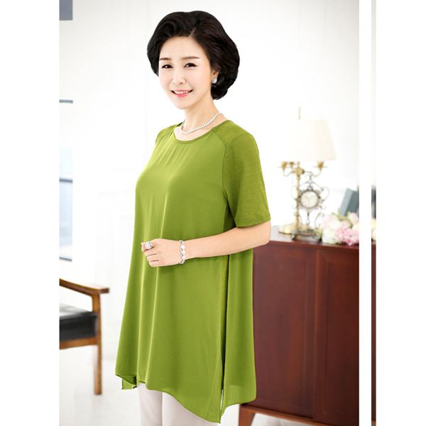 Compre Blusas Femininas De Tamanhos Grandes 5XL 6XL Senhora Preto Camisa De Chiffon De Manga Curta Roupas Blusa Solta De Chiffon Plus Size Tops Feminino De Pinkcolor, $168,88 | Pt.Dhgate.Com