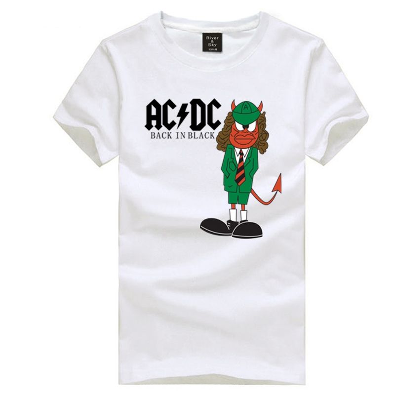 ACDC Maglietta a Manica Lunga Ragazza Fashion Rock