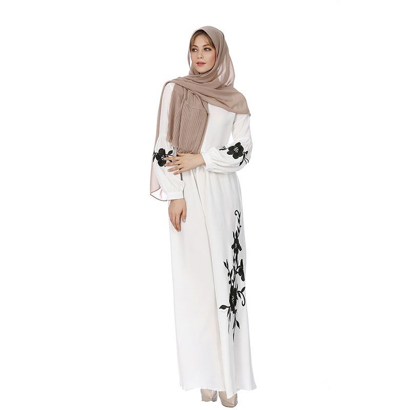 Verwonderlijk 2020 Hot Sale Malaysia Muslim Robe Dubai Abaya Marokkaanse Kaftan DX-13