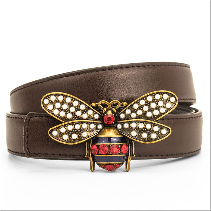 brown designer belt