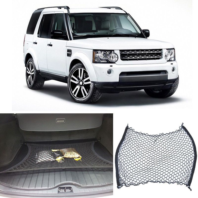 1x For Land Rover Discovery 2/3/4 Car Auto Vehicle Black Rear Trunk Cargo Baggage Organizer
