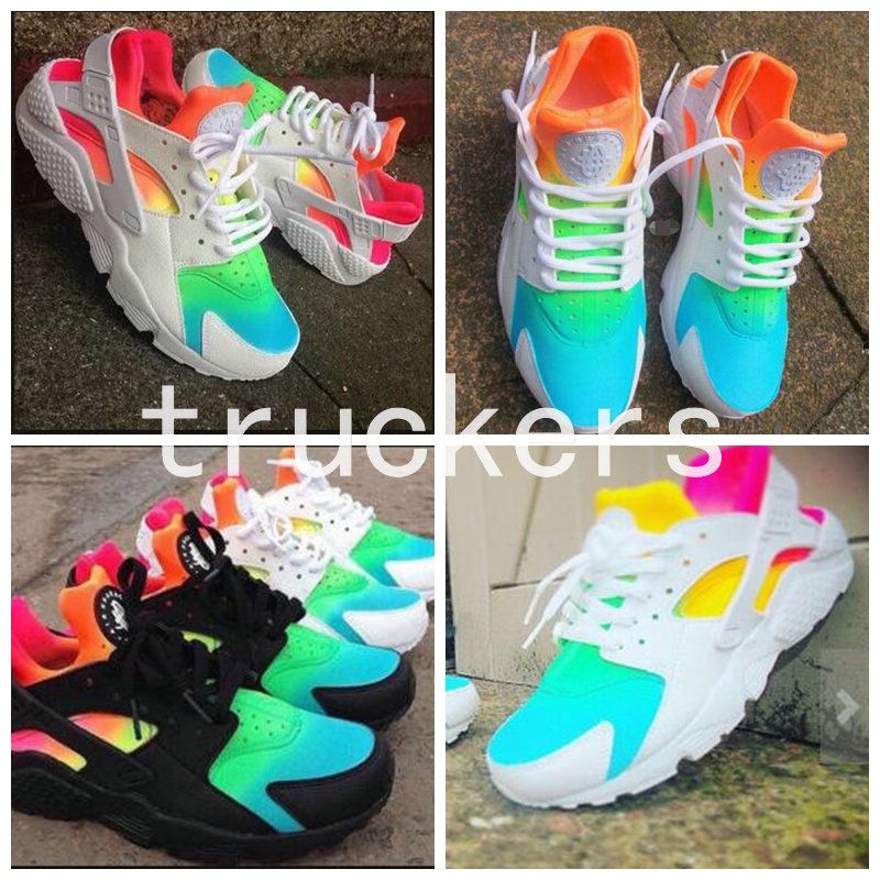huarache rainbow shoes