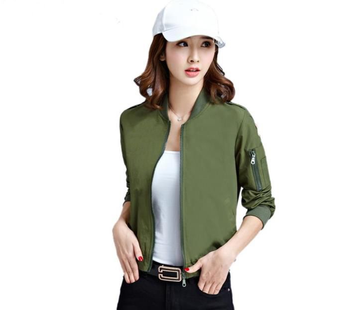 womens short military jacket