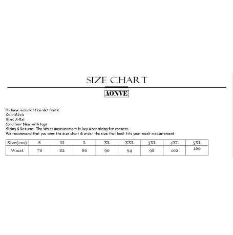 Aussiebum Size Chart