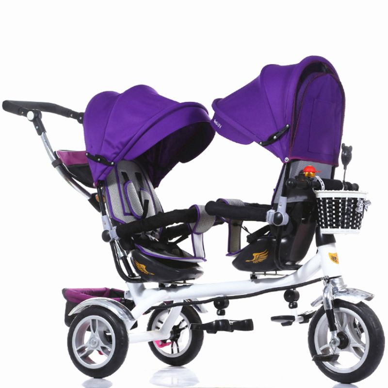 poussette jumeaux 3 roues