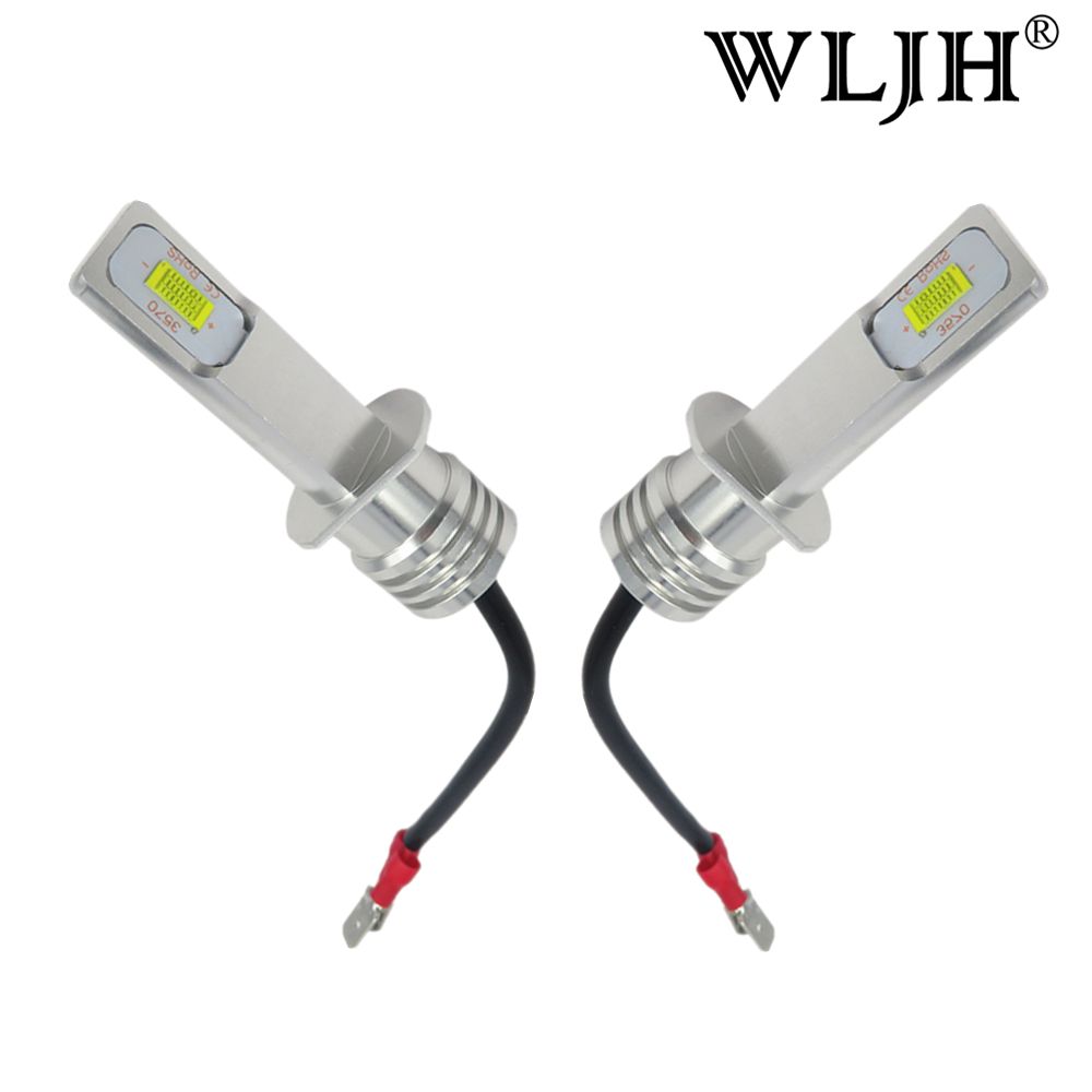 Wljh Canbus H1 Led Bulb Csp Chip 72w 1000lm Auto Car Fog Light Lamp Driving Drl Daytime Running Light 6000k White 12v 24v Led Lights Driving Lights Led Lights Fog Lights From