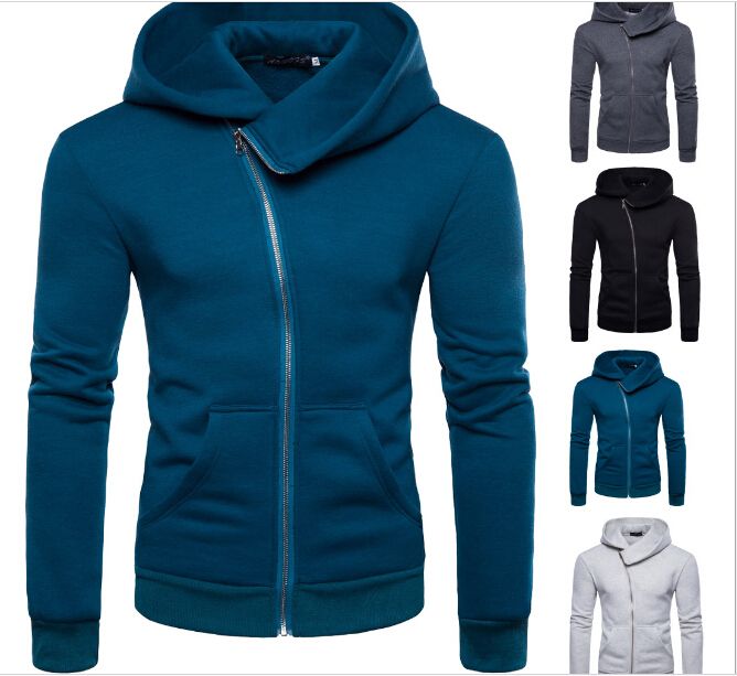 2020 Fashion Men Winter Slim Hoodie Warm Hooded Sweatshirt Oblique Zipper Design Mens Coat Jacket Cardigan Outwear Tops For Mens J180755 From Janet1221 35 74 Dhgate Com - light grey hoodie roblox