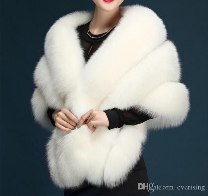 formal fur shawl