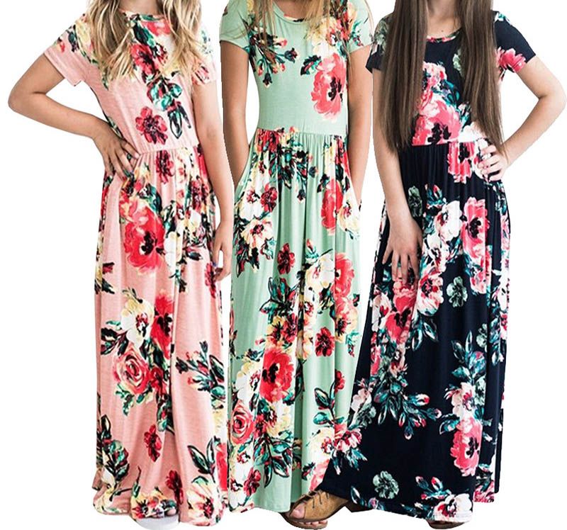 Compra 1 A 8 Años Vestidos Largos Florales De Verano Para Niñas Bebés, Ropa  Bohemia De Moda, Ropa De Playa, Ropa De Niños Boutique, Mayoreo, 7AA806DS  06 Barato | Entrega Rápida Y Calidad | Es.Dhgate