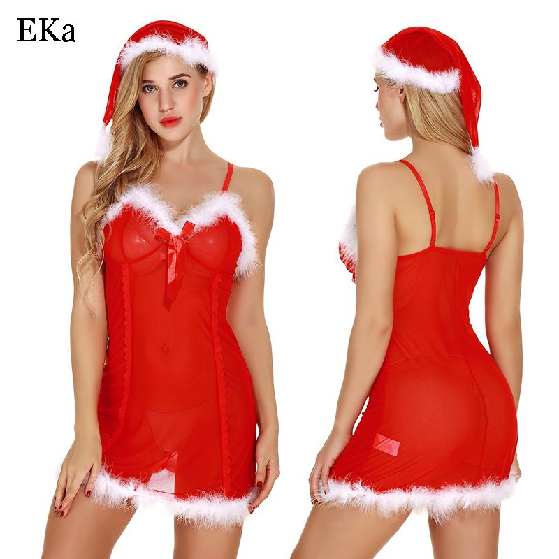 christmas babydoll nightwear