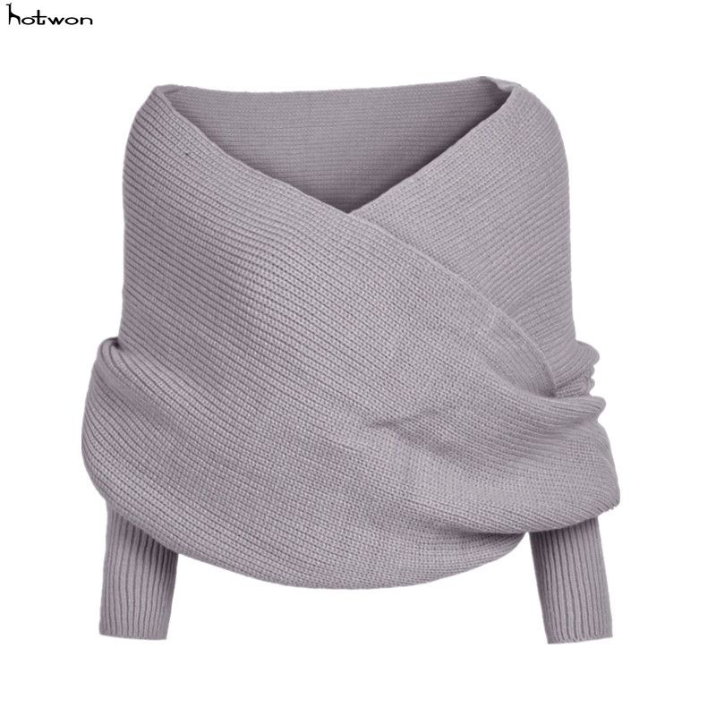 sweater wrap with sleeves