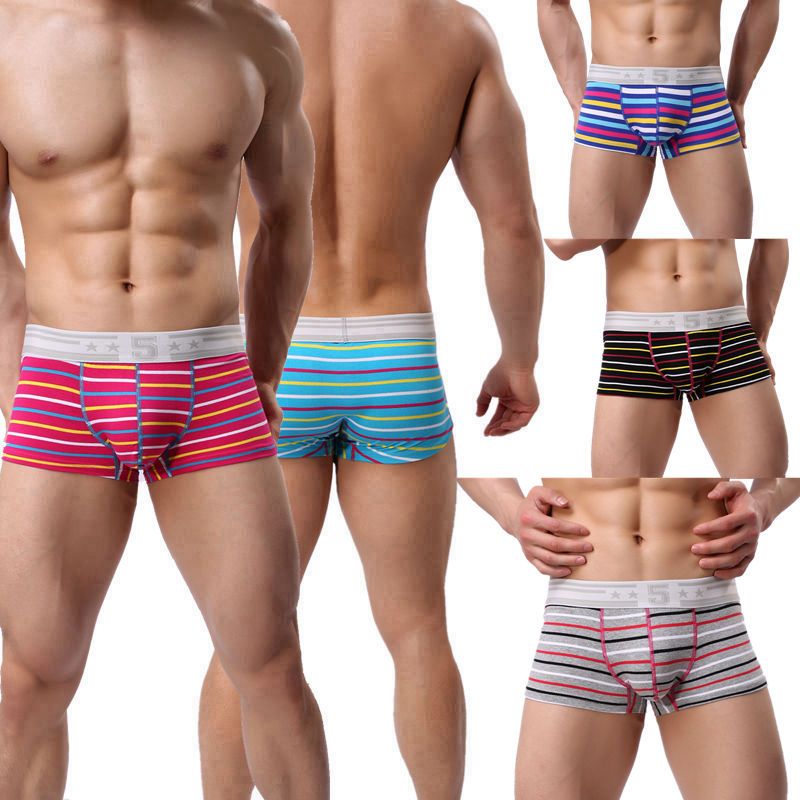 men's striped boxer shorts