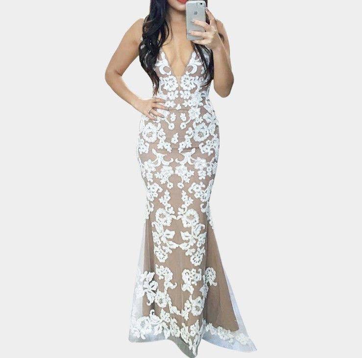 Damen Formal Abend Kleid Hochzeit Brautjungfer Brautkleid Abendkleid