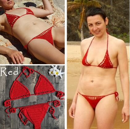 extreme crochet bikini