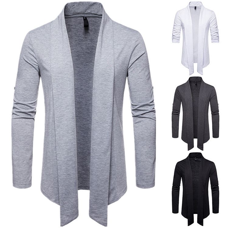 irregular cardigan mens