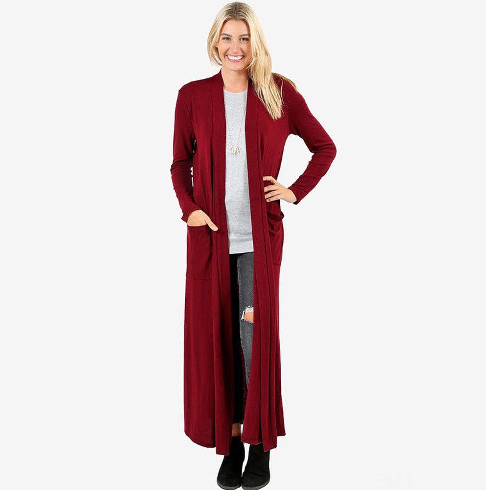 long maxi cardigan womens