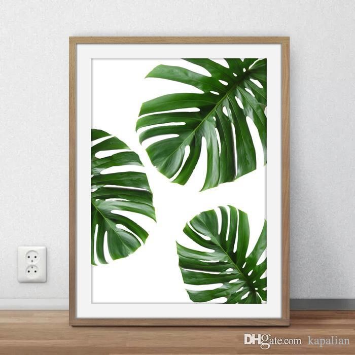 Ca Modern Watercolor Plant Canvas Painting Green Leaves Art Print Wall Poster N Home Décor Vintage Nautical Posters Prints - Plant Wall Art Print Ca Modern Watercolor Plant Canvas Painting Green Leaves Art Print Wall Poster N Home Décor Vintage Nautical Posters Prints - Plant Wall Art Print