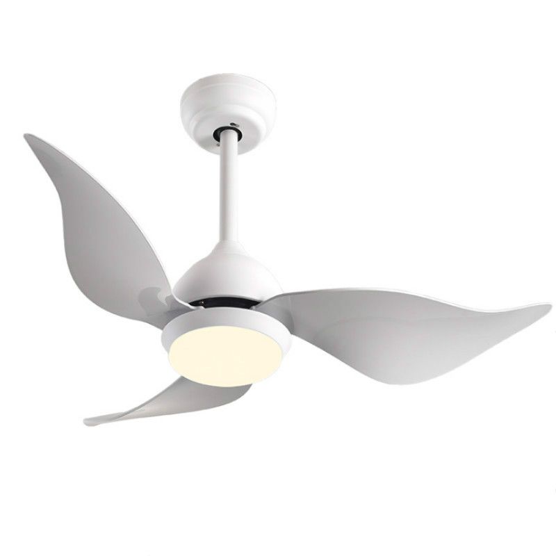 2019 Nordic Minimalist Led Fan Lamp 36 Inch Wave Led Ceiling Fans Lamp Bedroom Living Room Restaurant Fan Chandelier 110v 220v Remote Control From