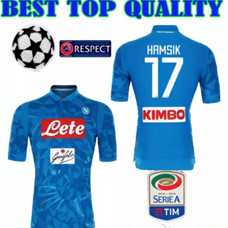 napoli champions league jersey
