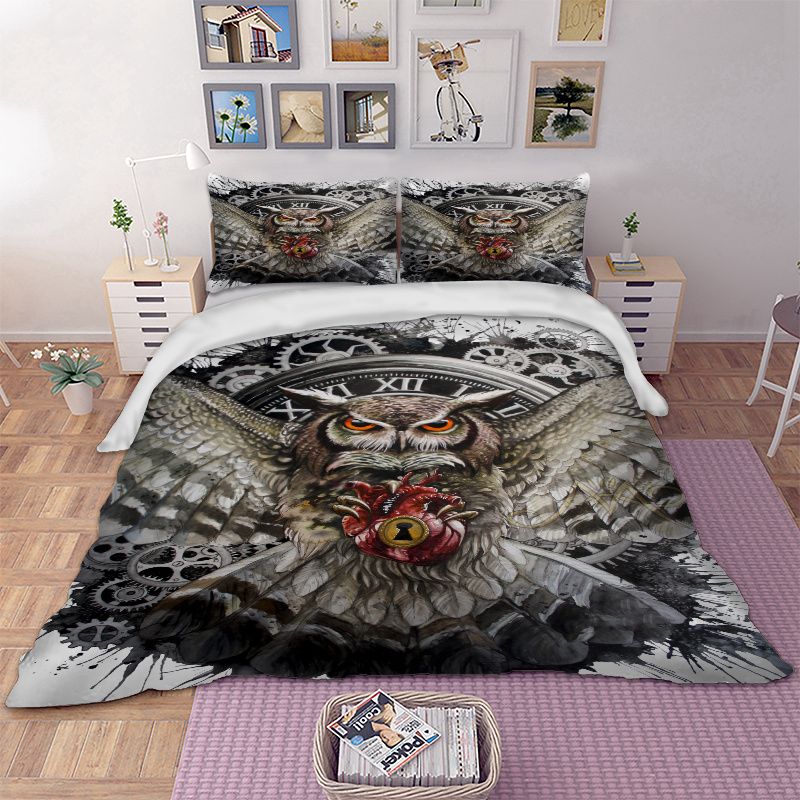 Bedding Set Animal Duvet Cover Quilt Cover Pillow Cases Twin Full