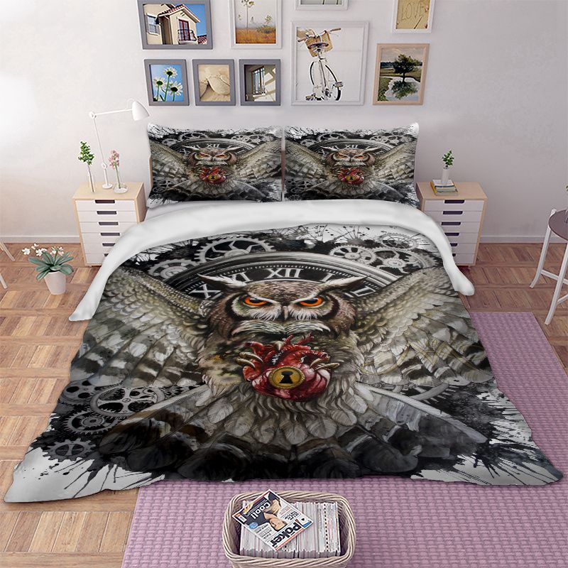 Owl Comforter Set Full Clothing, Owl Bed Sheets Queen