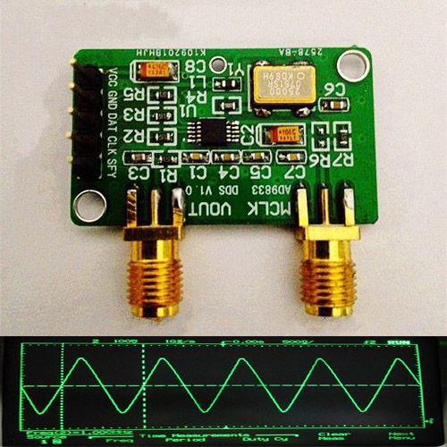 AD9833 interfaz serial Programable Sine Square Onda DDS Generador de señal