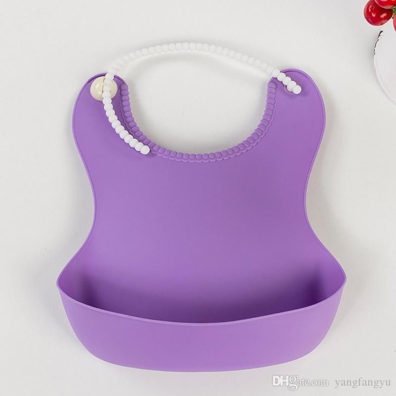 2020 Baby Bib Three Dimensional Silicone Bib Plastic Leak Proof Baby