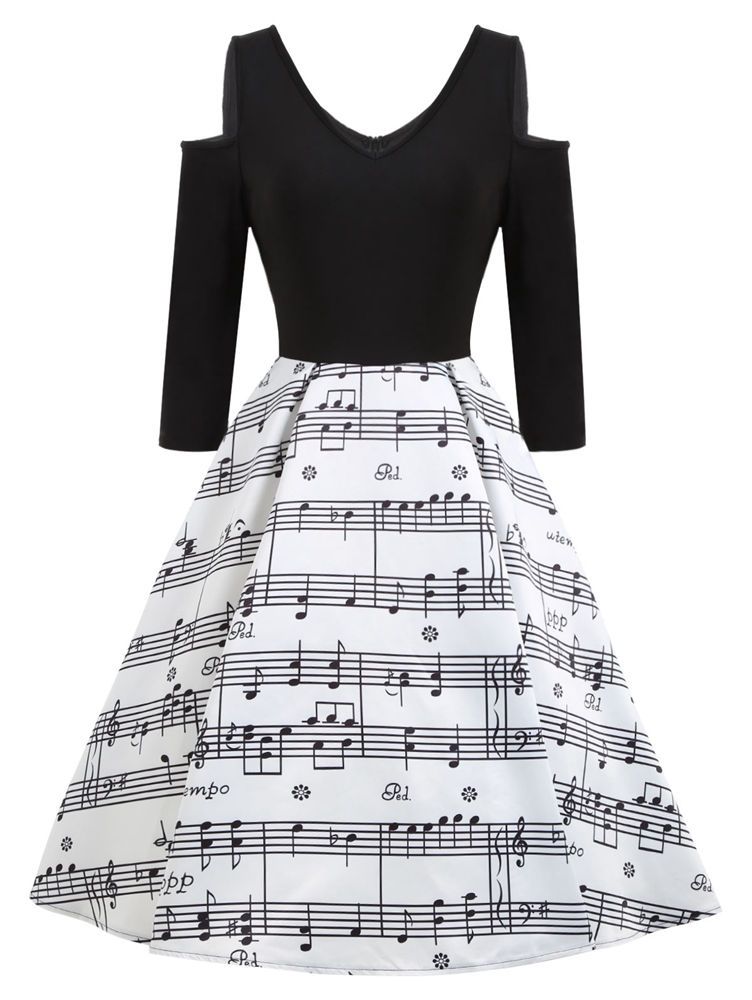 a line 50s style dresses