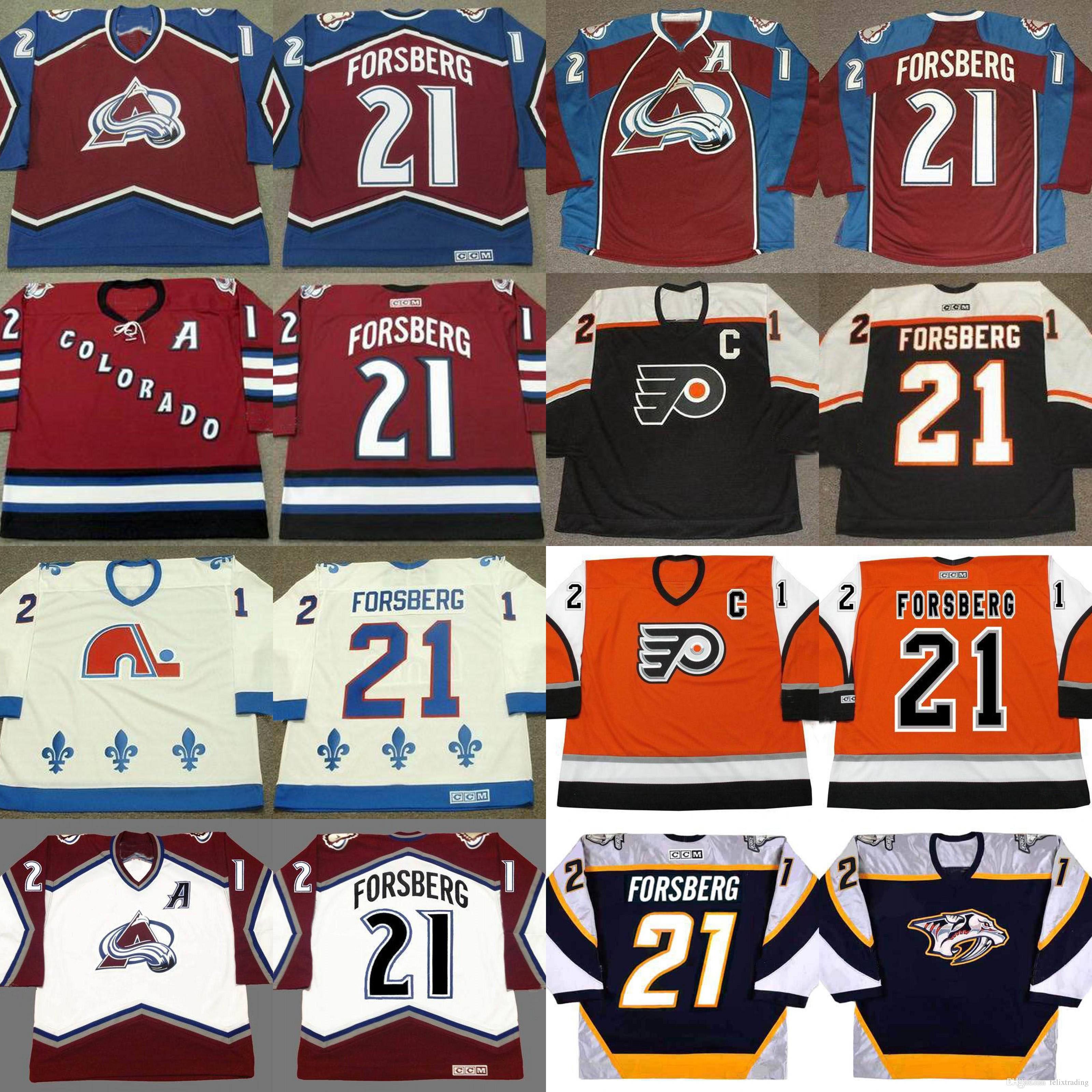 black colorado avalanche jersey