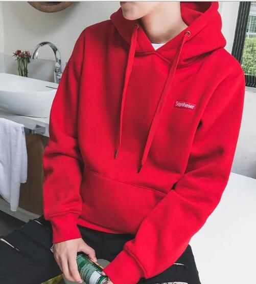 Compre Nuevos Productos De Otoño E Invierno, Versión Coreana, Viento De  Hong Kong, Suéter Con Capucha De Hombre, Gorro Y Franela, Color Puro,  Juventud Suelta. A 51,01 € Del Shena1969 | DHgate