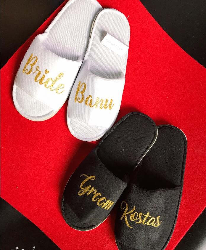 pantofole sposa personalizzate