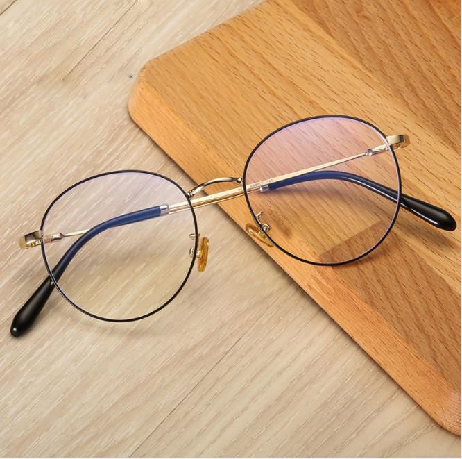 Acquistare Telaio Di Occhiali Rotondi Femminili Coreani Di Moda In Metallo  Anti Luce Blu Coreano Economico | Consegna Veloce E Qualità | DHgate Italy