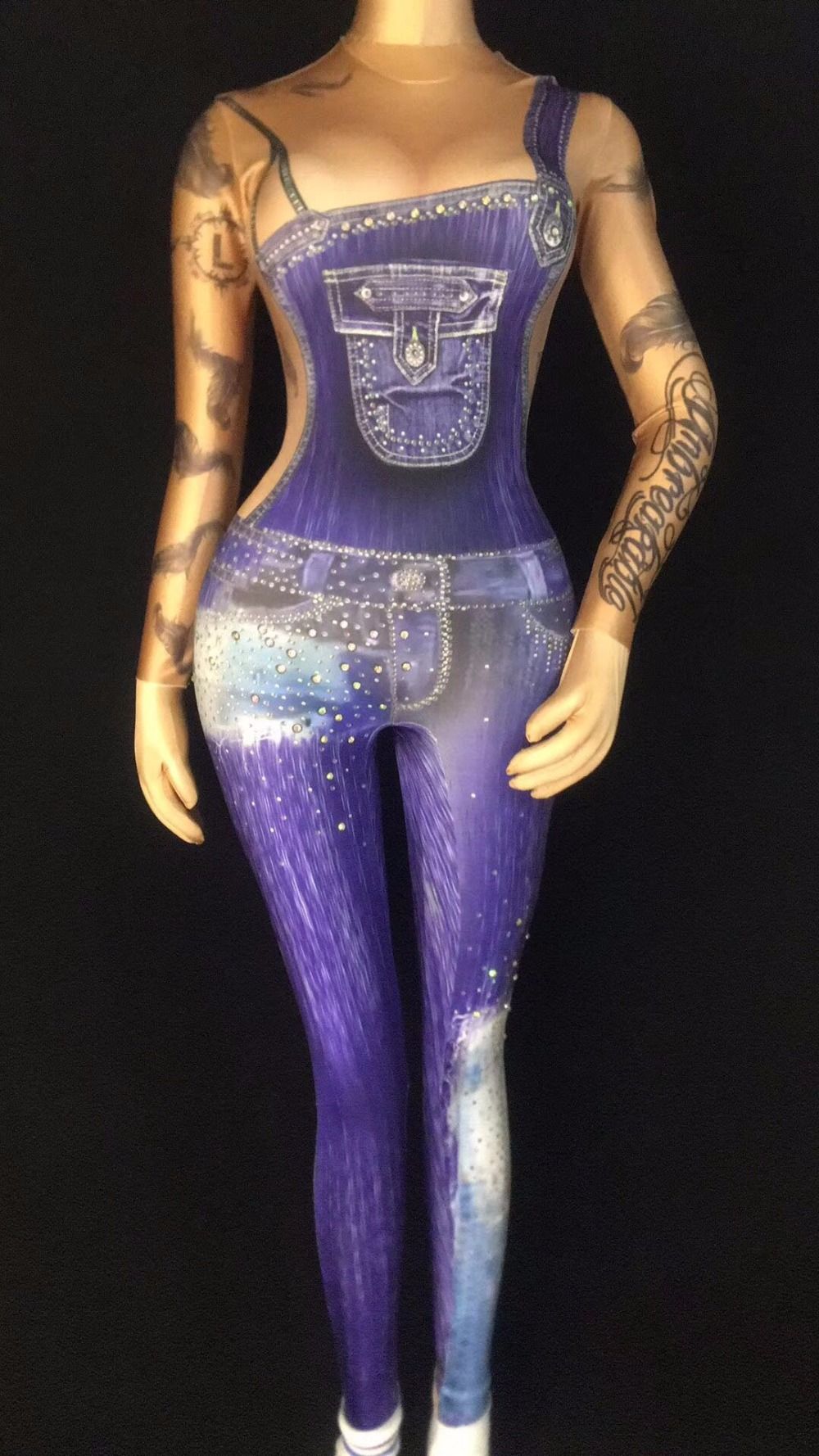 diamond jumpsuit prom