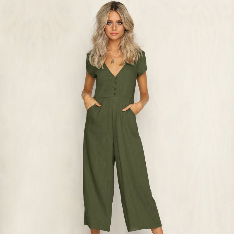 summer jumpsuits with sleeves