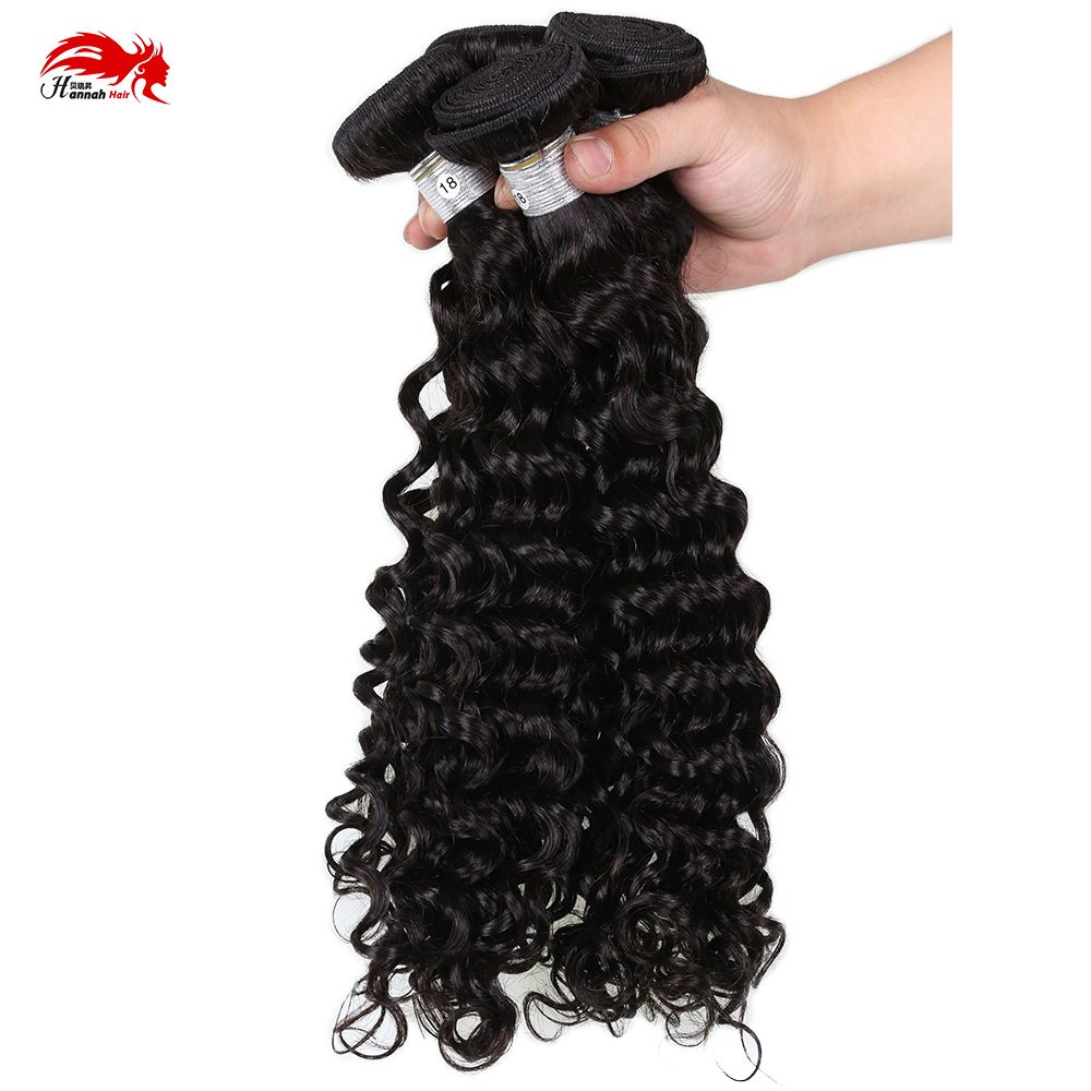 Hannah Hair Malaysian Deep Curly Wave Virgin Hair Bundle Deals