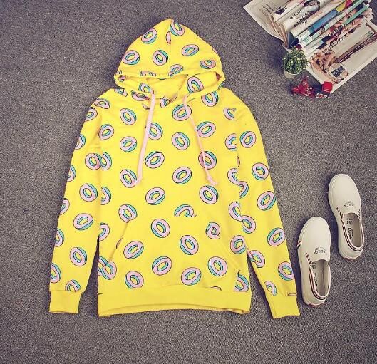 odd future blue donut moletom com capuz