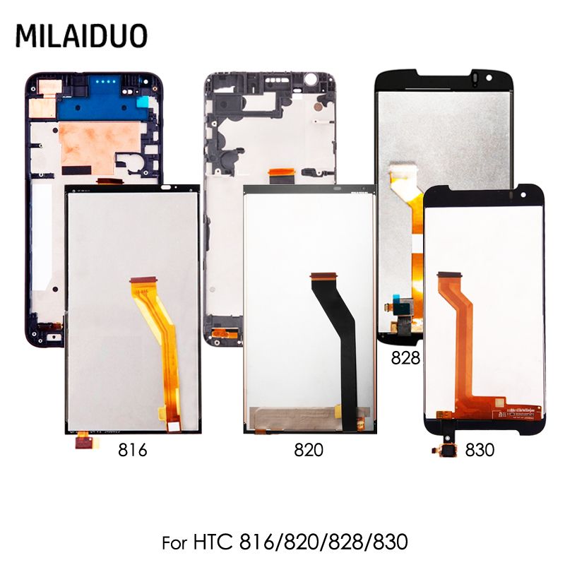 satin al htc desire 816 icin orijinal lcd ekran 820 828 830 816 h 816g 816 w d816x 816d 816 t cerceve ile dokunmatik ekran digitizer degistirme
