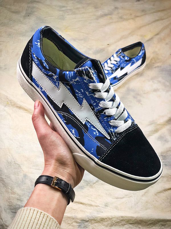 revenge x storm vans blue camo