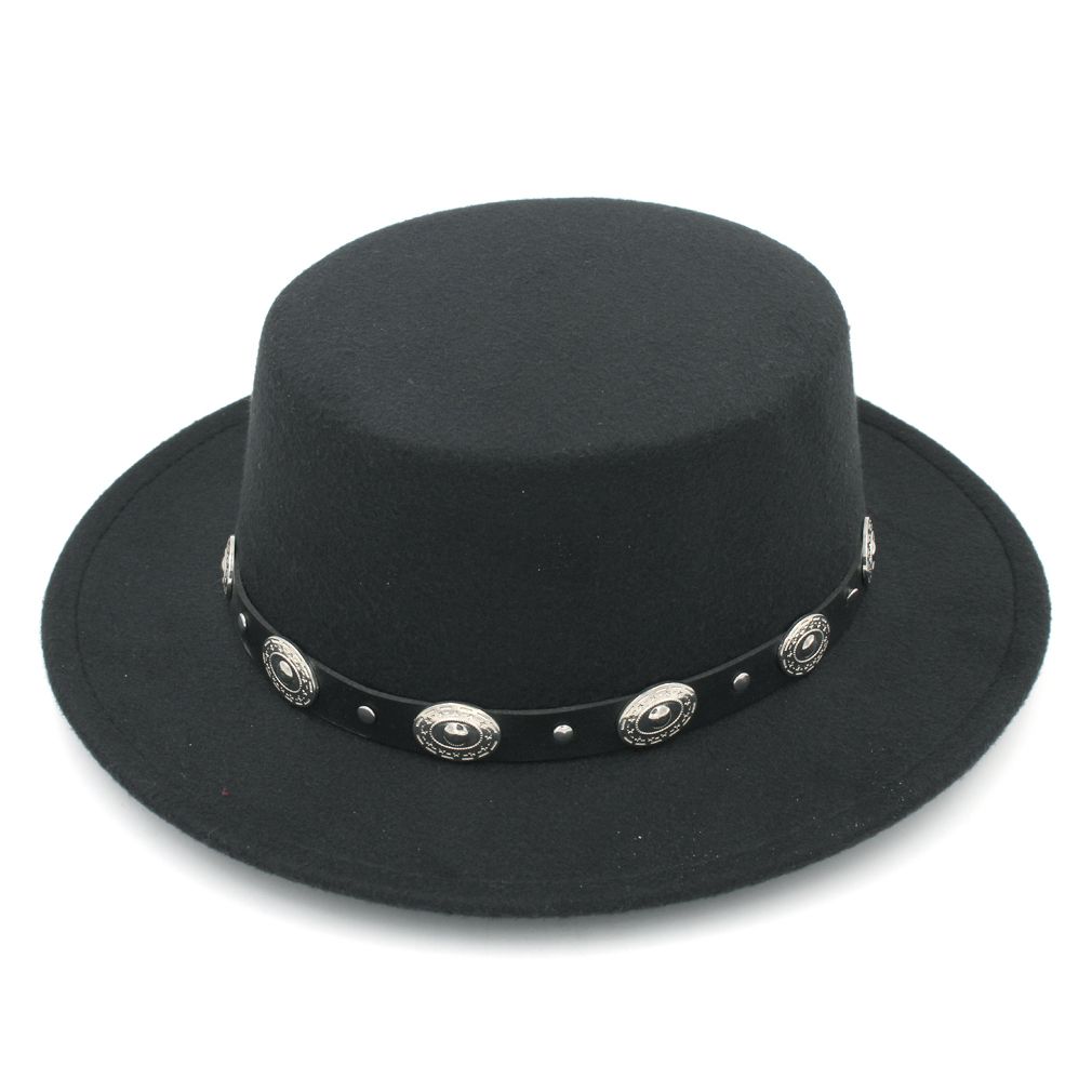 flat brim pork pie hat