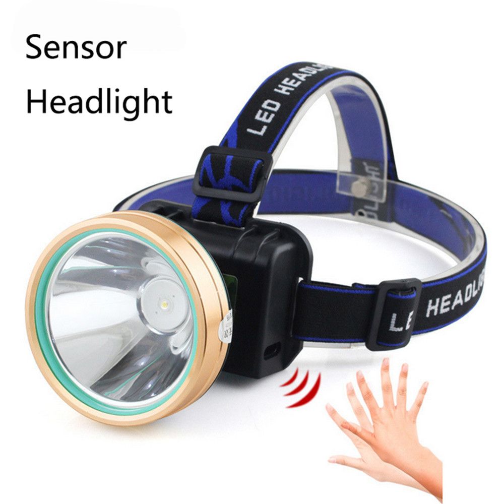 LED Head Torch USB Super Bright Rechargeable Waterproof Headlamp Headlight Lamp