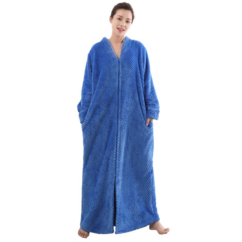long sleeve cotton nightgown plus size