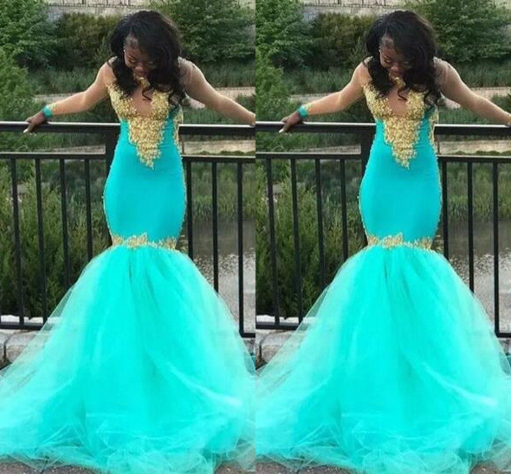 turquoise formal dress
