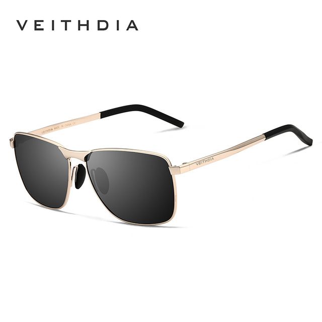 Veithdia Gafas De Sol Cuadradas Retro Para Hombre Y Mujer Lentes sunglasses 