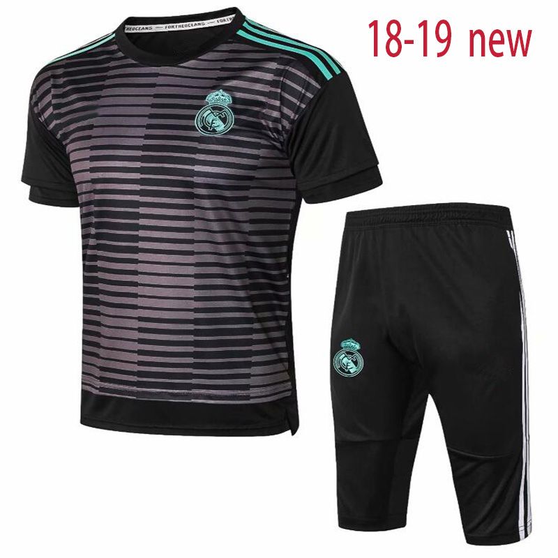 2018 2019 nuevo Madrid jersey fútbol traje de entrenamiento pantalones 18