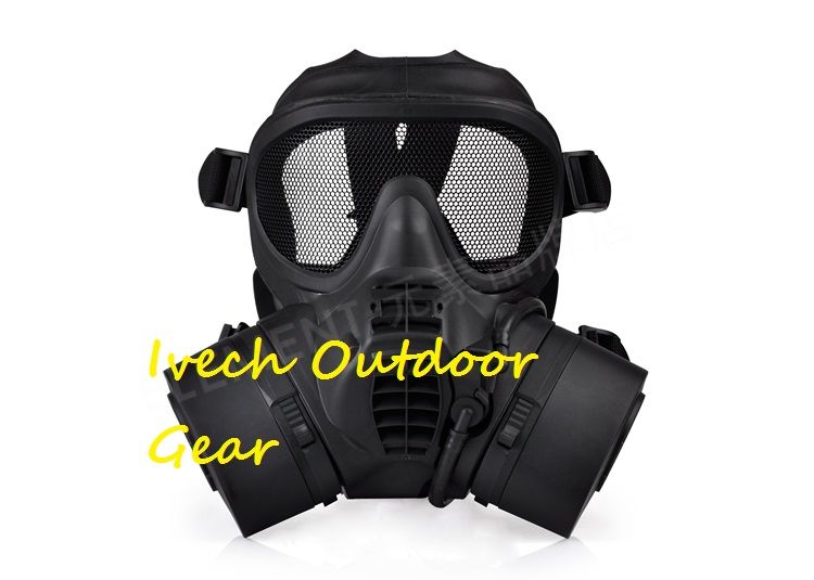 2021 Airsoft Tactical Face Mask Gas Masks For Men Hunting Combat