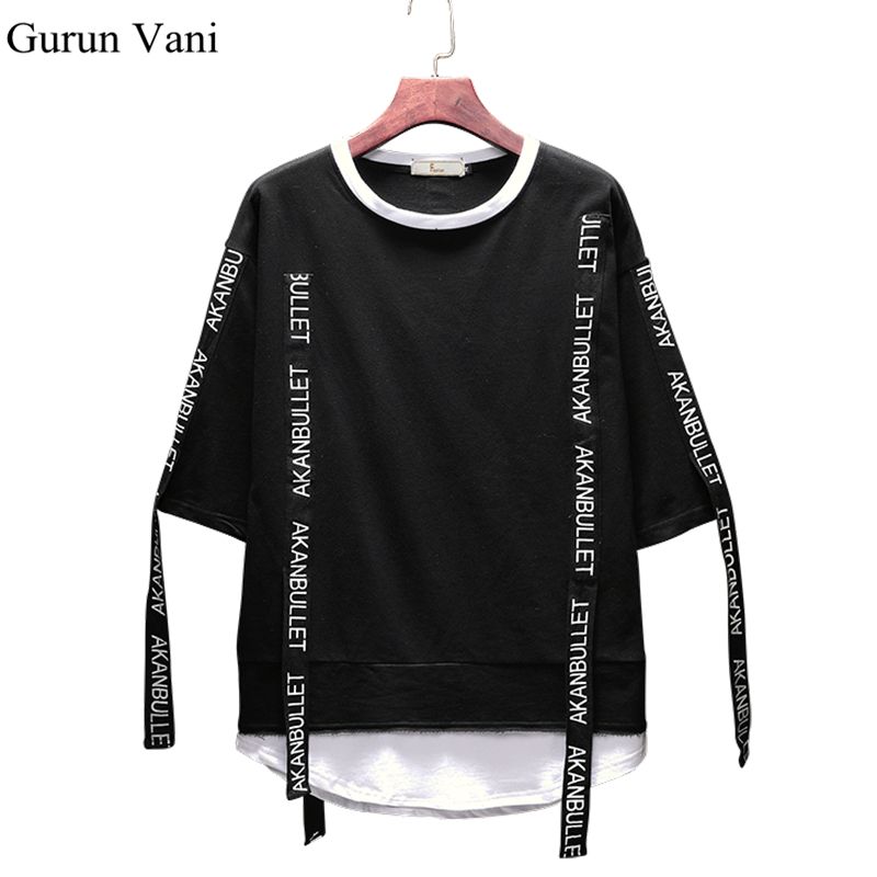 2018 New Hip Hop Style Loose T Shirt Long Webbing Men T Shirts Mens O Neck Tops Fashion Tee Male Large Size 5XL From Honey111, $21.09 | DHgate.Com